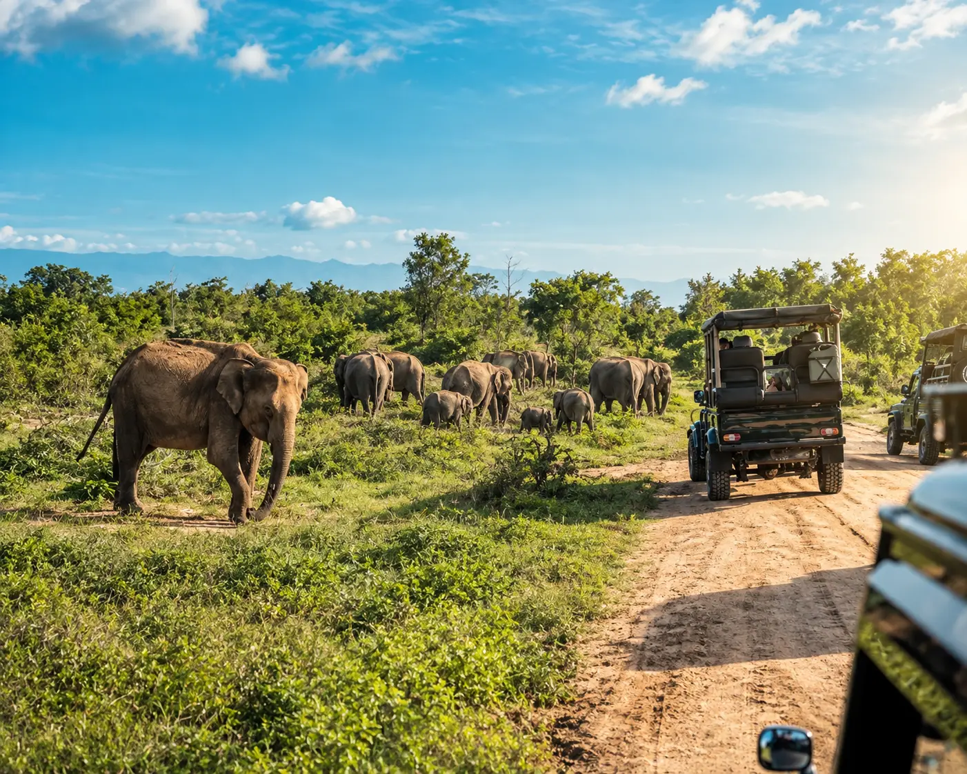 Udawalawe Elephant Herd